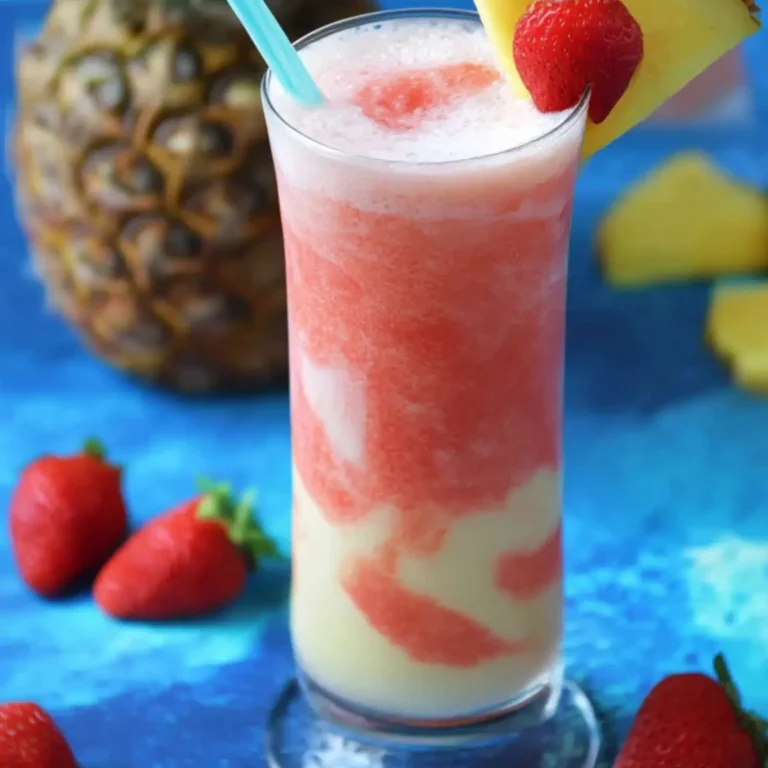 Virgin Strawberry Pina Colada