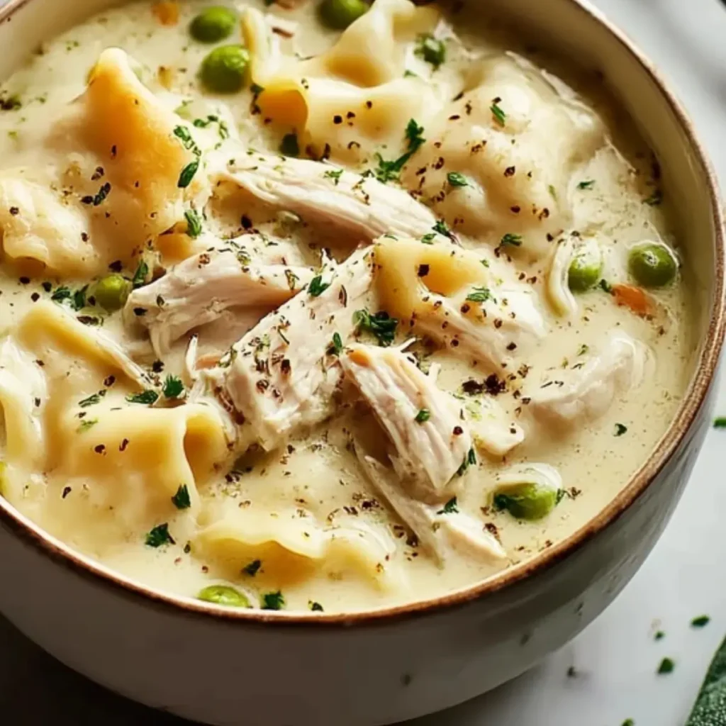 White Chicken Lasagna Soup