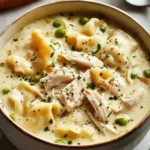 White Chicken Lasagna Soup
