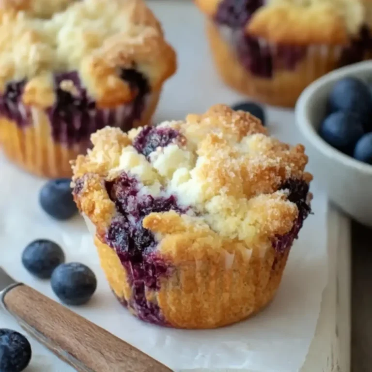 Blueberry Cottage Cheese Muffins