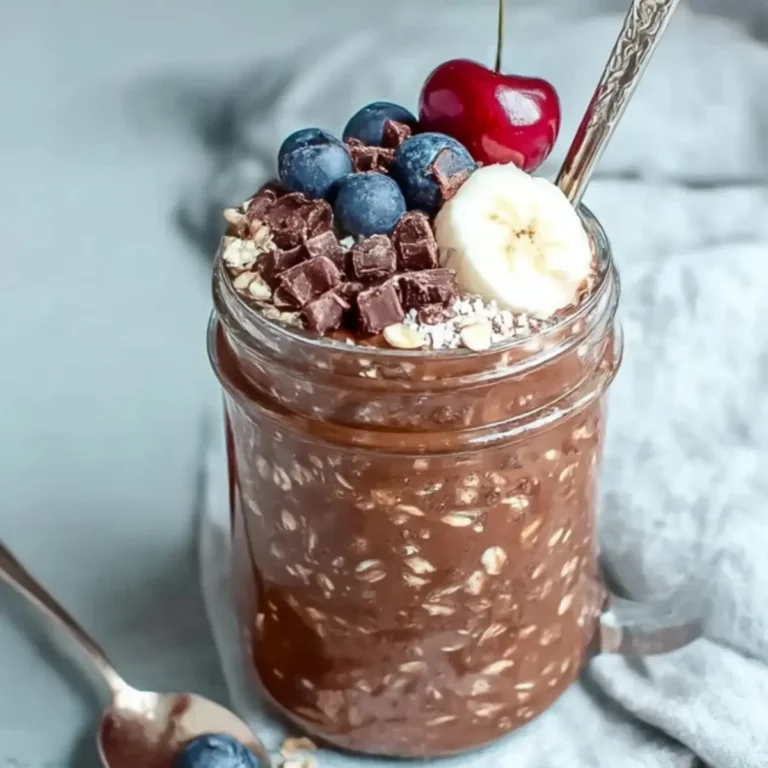 Brownie Batter Overnight Oats