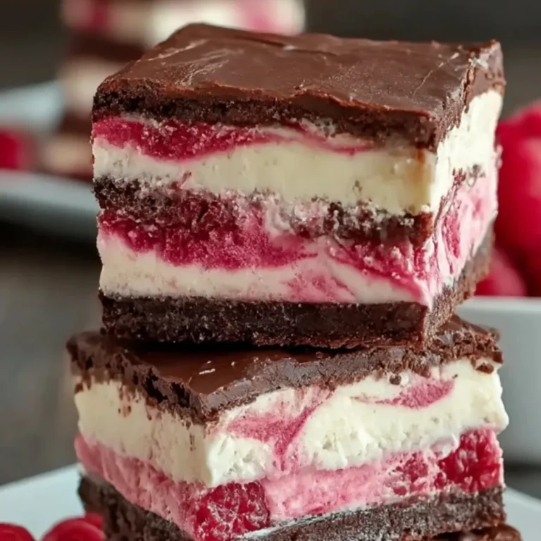 Brownie Raspberry Swirl Ice Cream Sandwiches