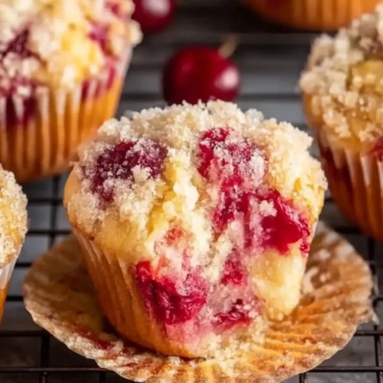 Cherry Cobbler Muffins