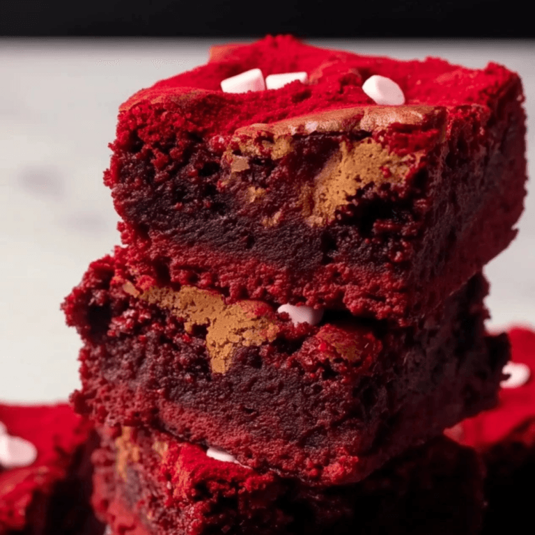 Fudgy Red Velvet Brownies