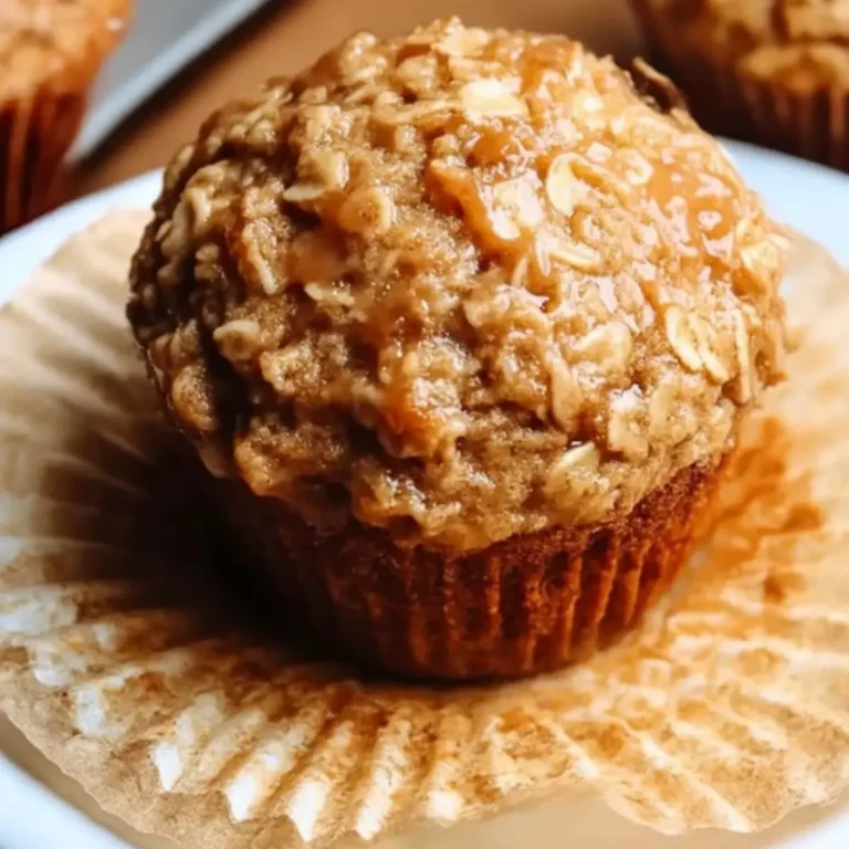 Maple Brown Sugar Oatmeal Muffins