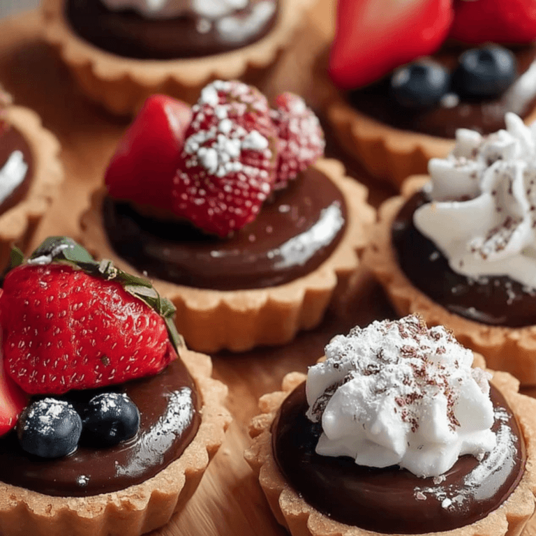 Mini Chocolate Tarts