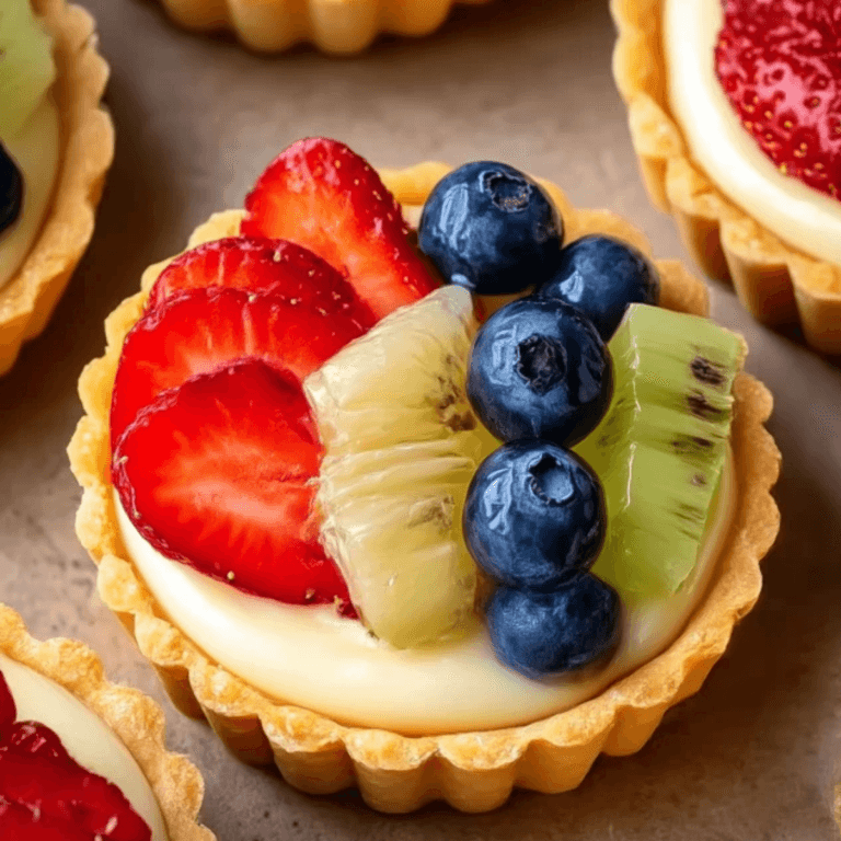 Mini Fruit Tarts With Pastry Cream