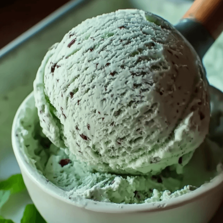 Mint Chocolate Chip Ice Cream
