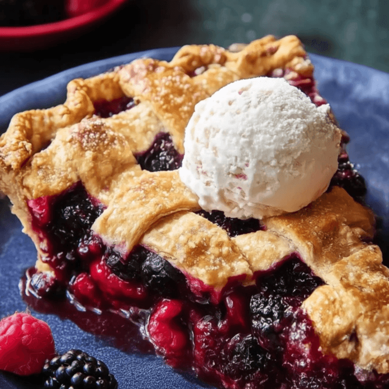 Mixed Berry Pie