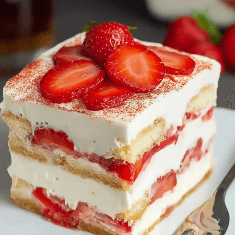 Strawberry Tiramisu