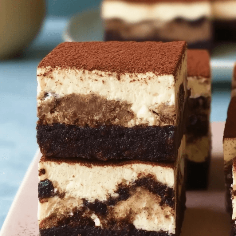 Tiramisu Brownies