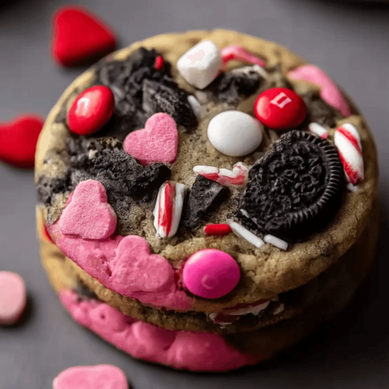 Valentine’s Day Oreo m&m’s Cookies