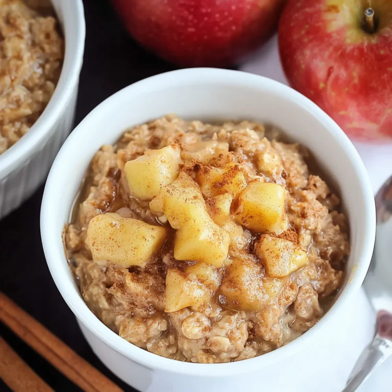 Apple Cinnamon Oatmeal