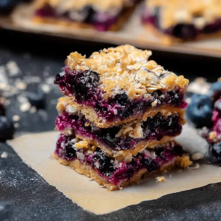 Blueberry Oatmeal Bars