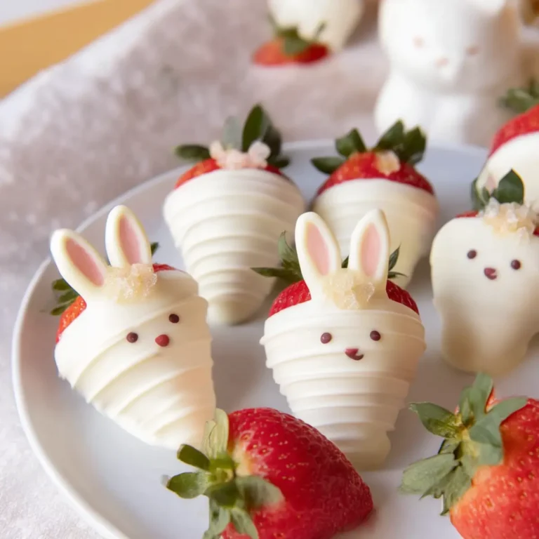 Bunny White Chocolate Covered Strawberries