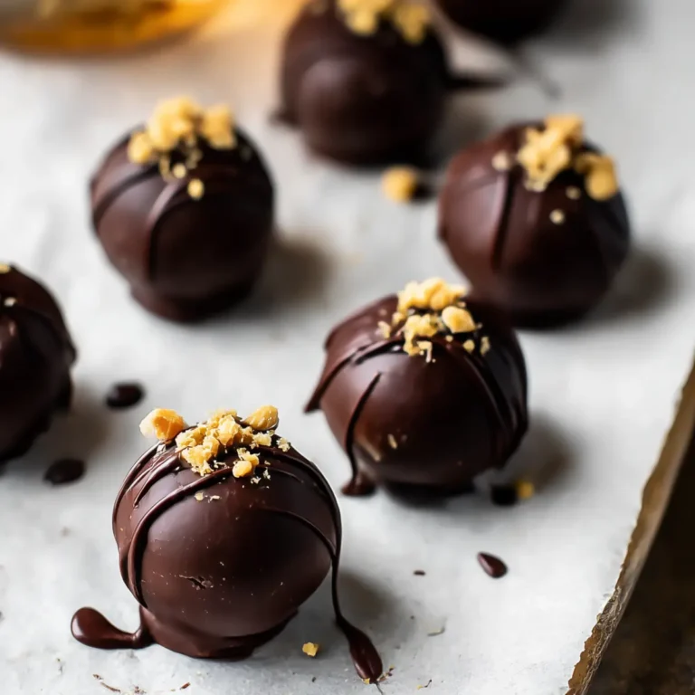 Chocolate Peanut Butter Whiskey Truffles