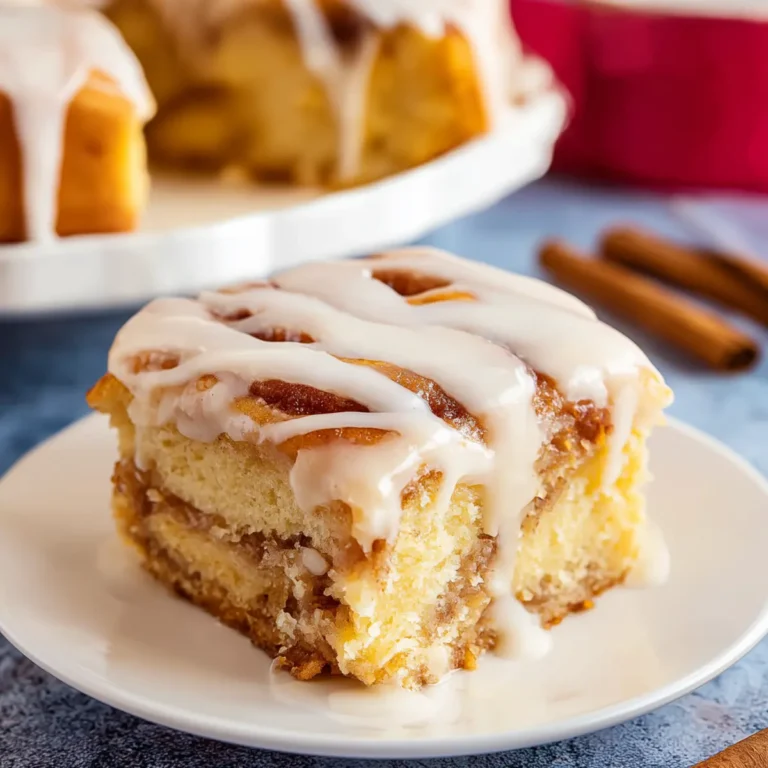 Cinnamon Roll Cake