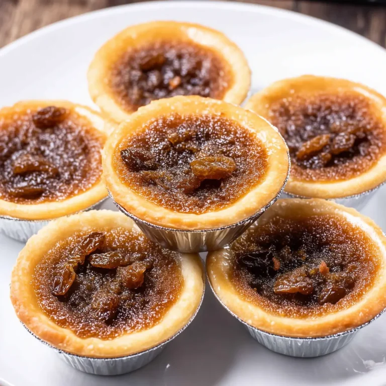 Classic Canadian Butter Tarts with Raisins