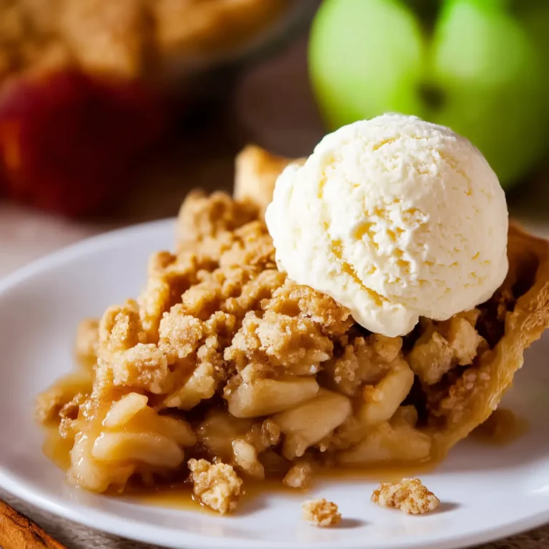 Dutch Apple Crumble Pie