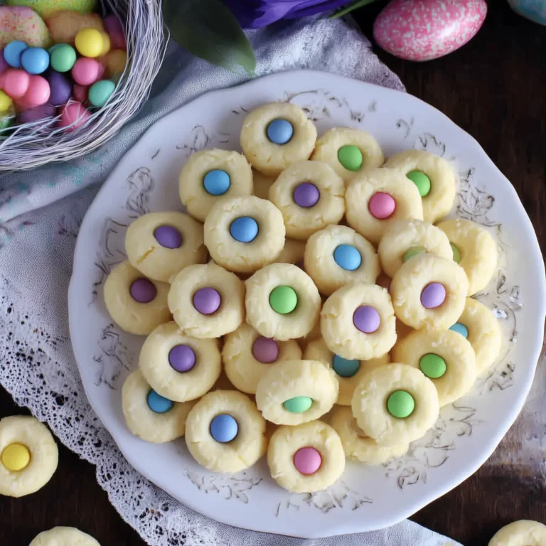 Easter Bunny Button Cookies