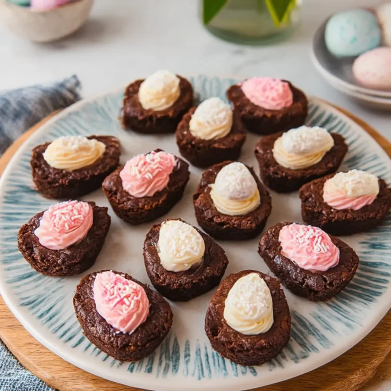 Easter Deviled Brownies