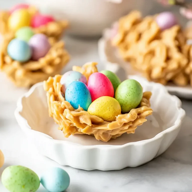 Easter Egg Peanut Butter Haystacks