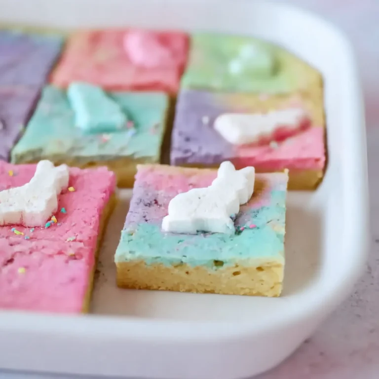 Easter Peeps Sugar Cookie Bars