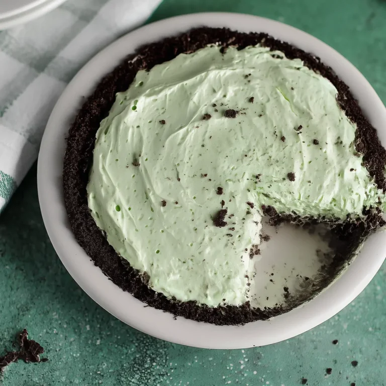 Grasshopper Pie Without Alcohol