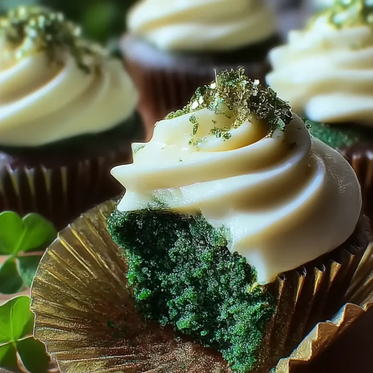 Green Velvet Cupcakes with Cream Cheese Frosting