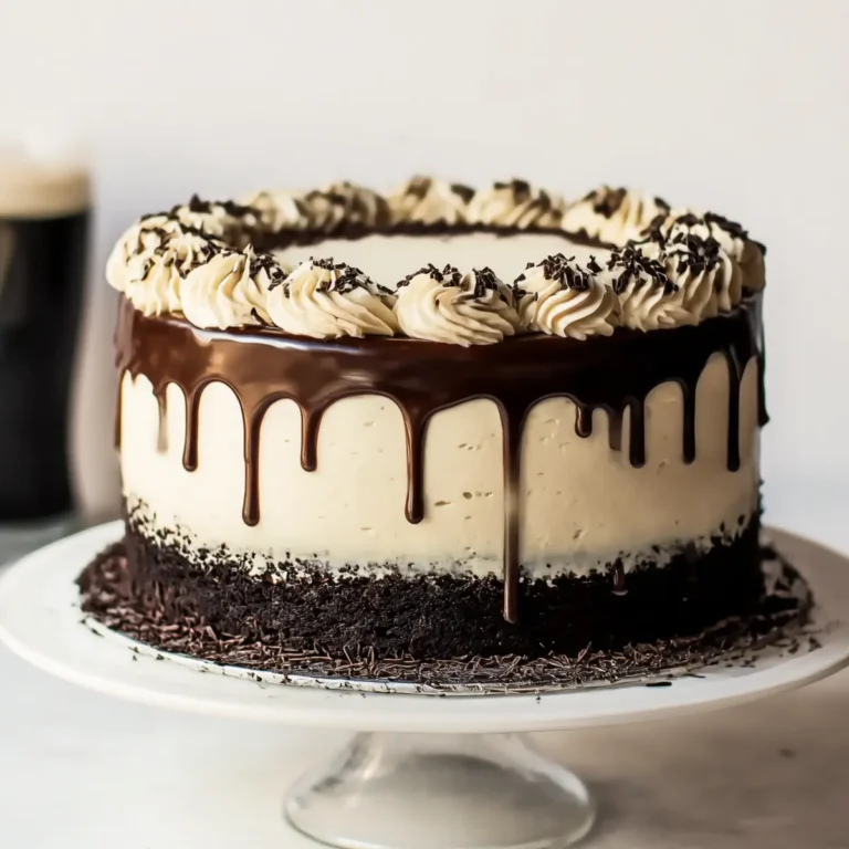 Guinness Chocolate Cake with Irish Buttercream
