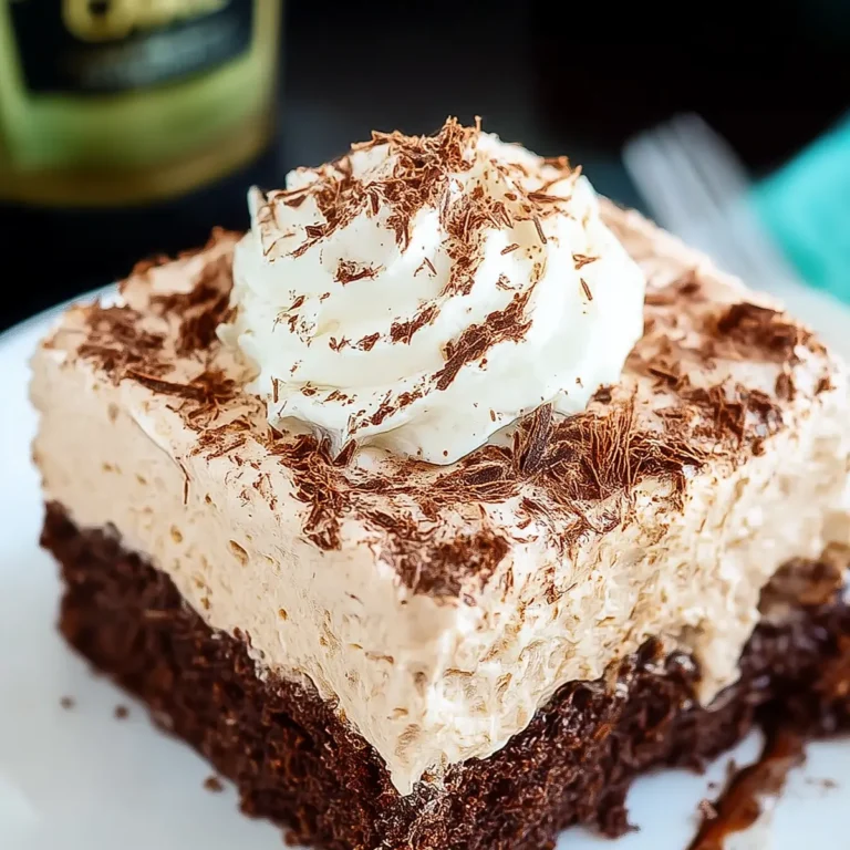 Irish Cream Poke Cake