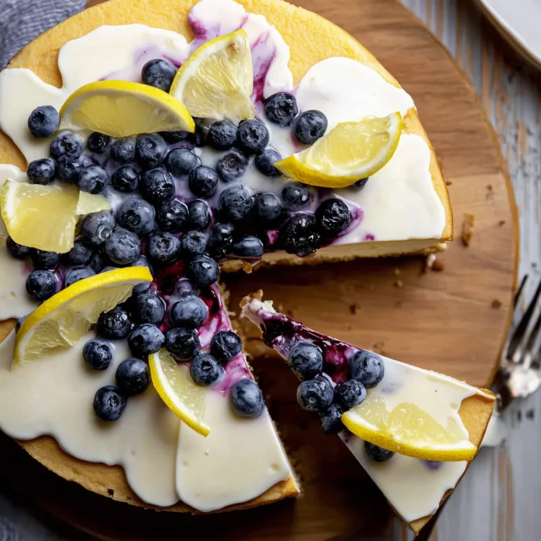 Lemon Blueberry Cheesecake