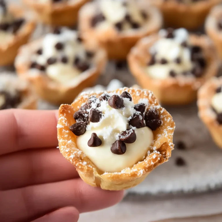 Mini Cannoli Cups