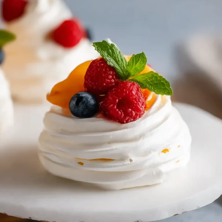 Mini Pavlova Dessert