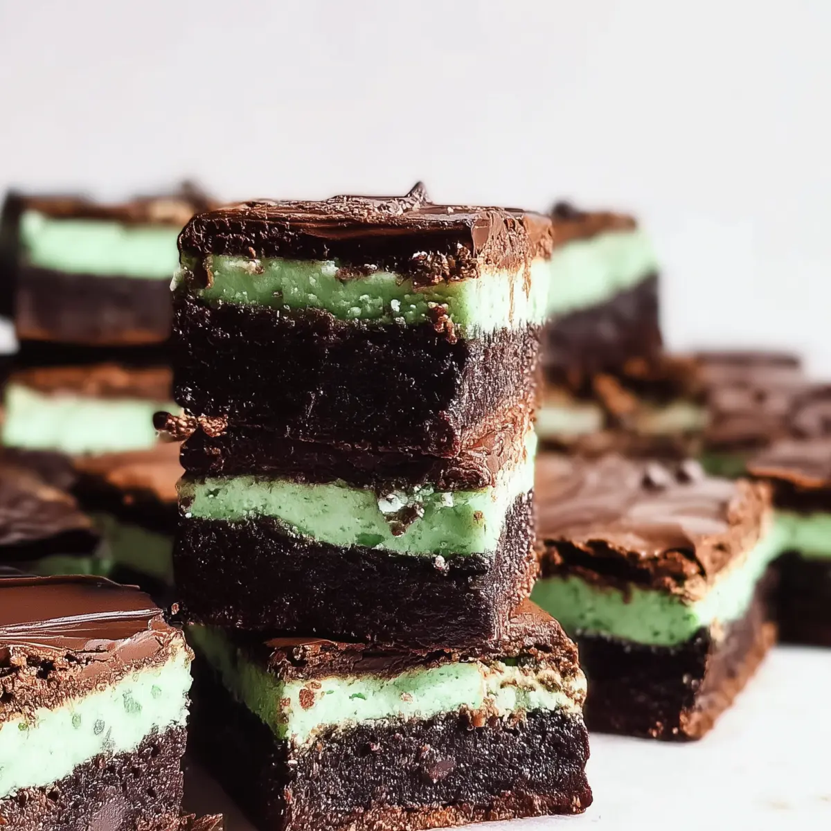 Mint Chocolate Chip Brownies