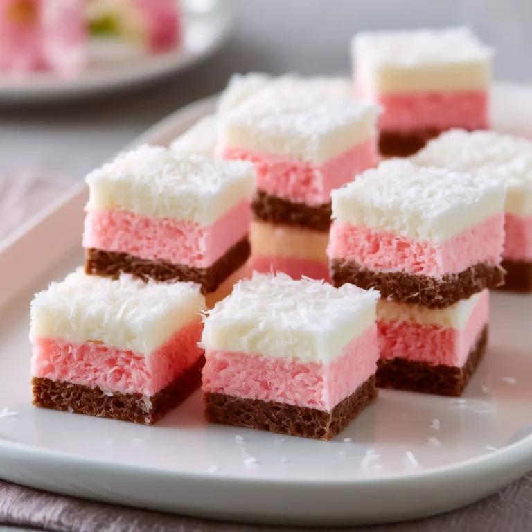 Neapolitan Coconut Candy