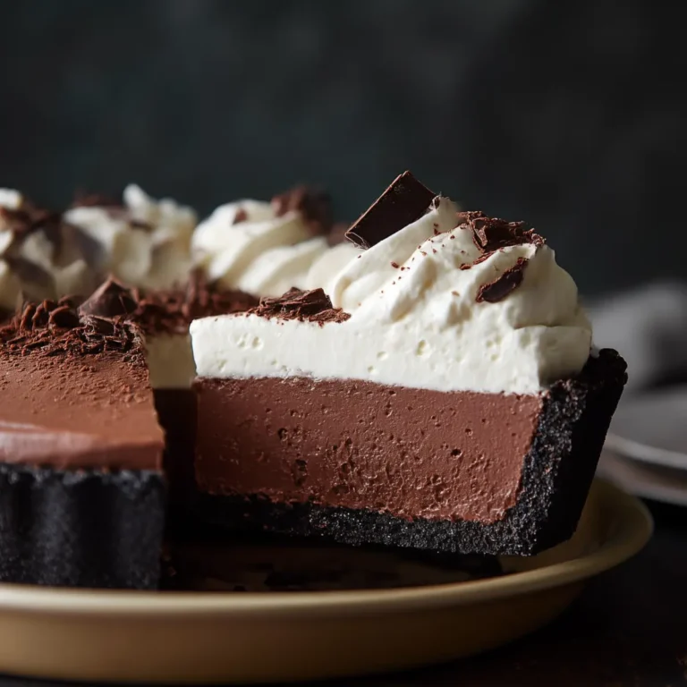 No-Bake Baileys Chocolate Pie