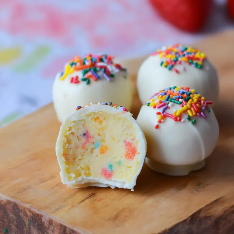No-Bake Cake Batter Truffles