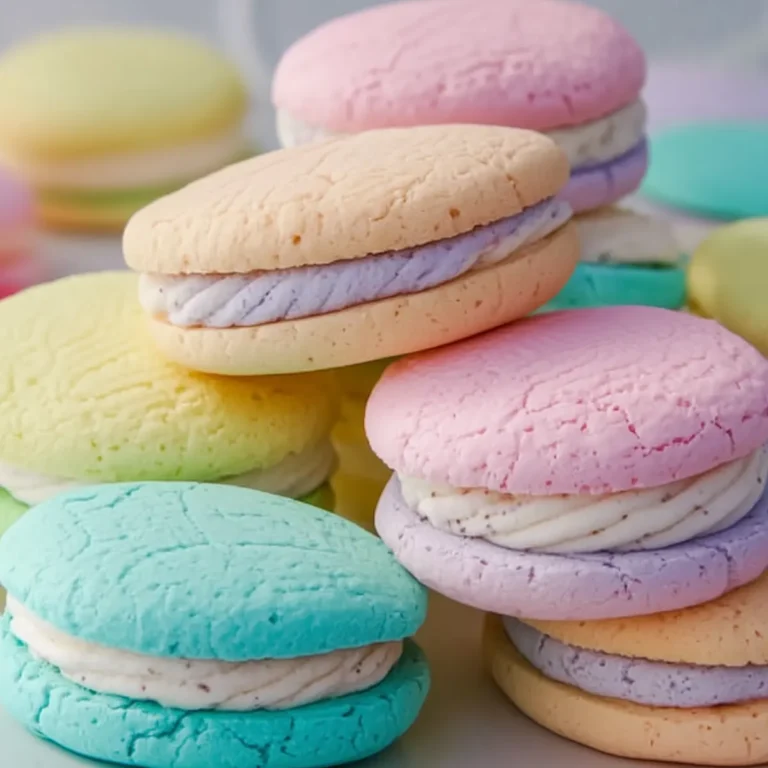 Pastel Sugar Cookie Sandwiches
