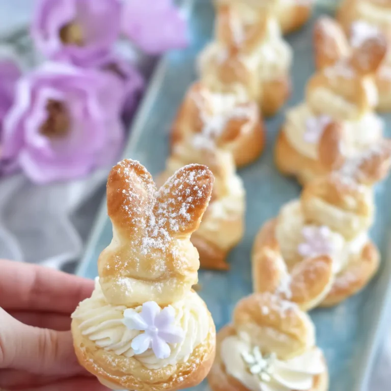 Puff Pastry Bunny Cream Puffs
