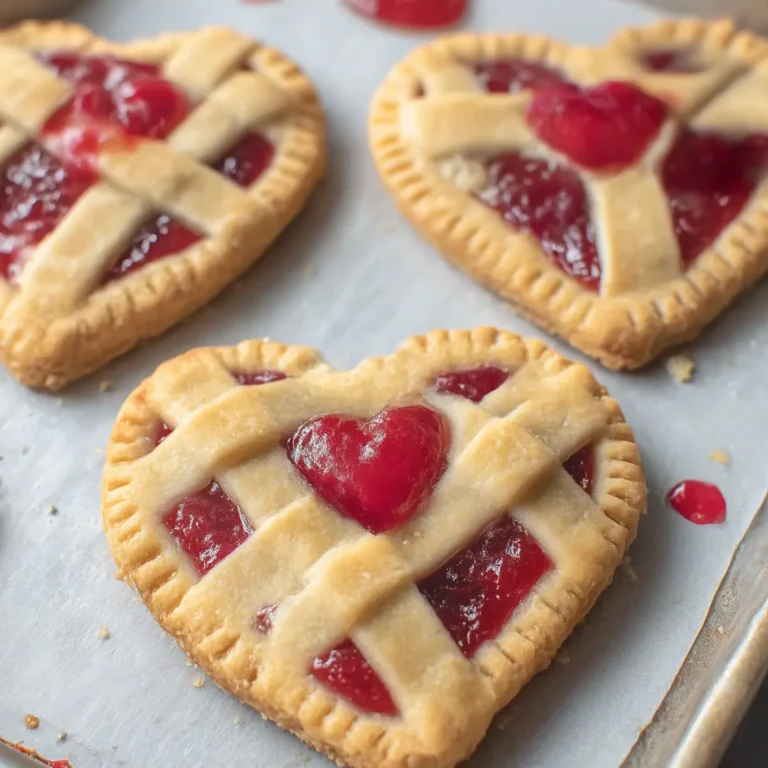 Raspberry Chia Jam Heart-Shaped Linzer Cookies