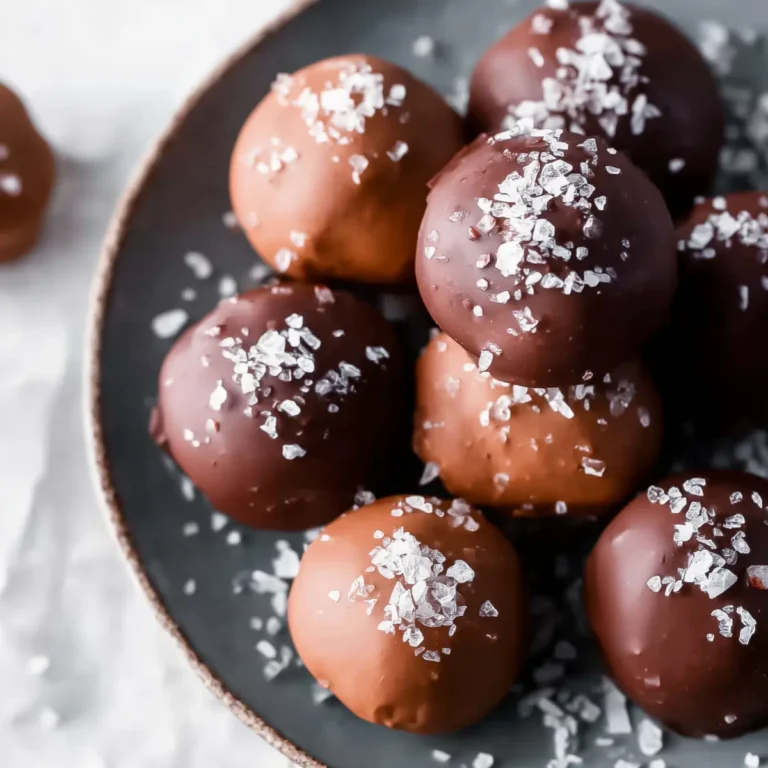 Salted Chocolate Truffles