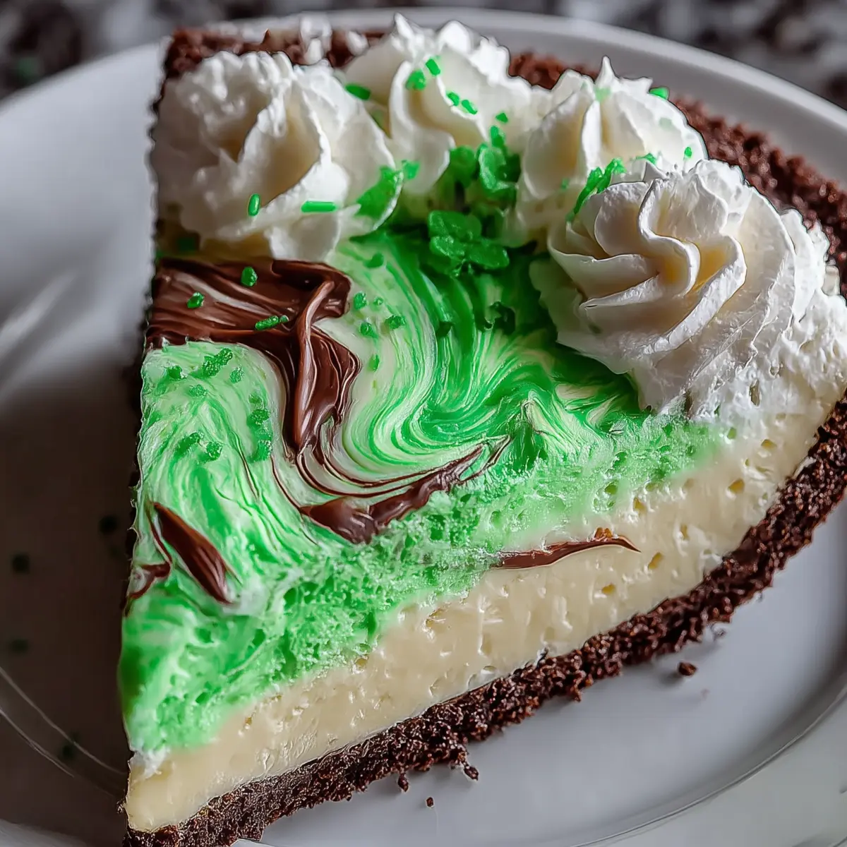 Shamrock Swirl Pie