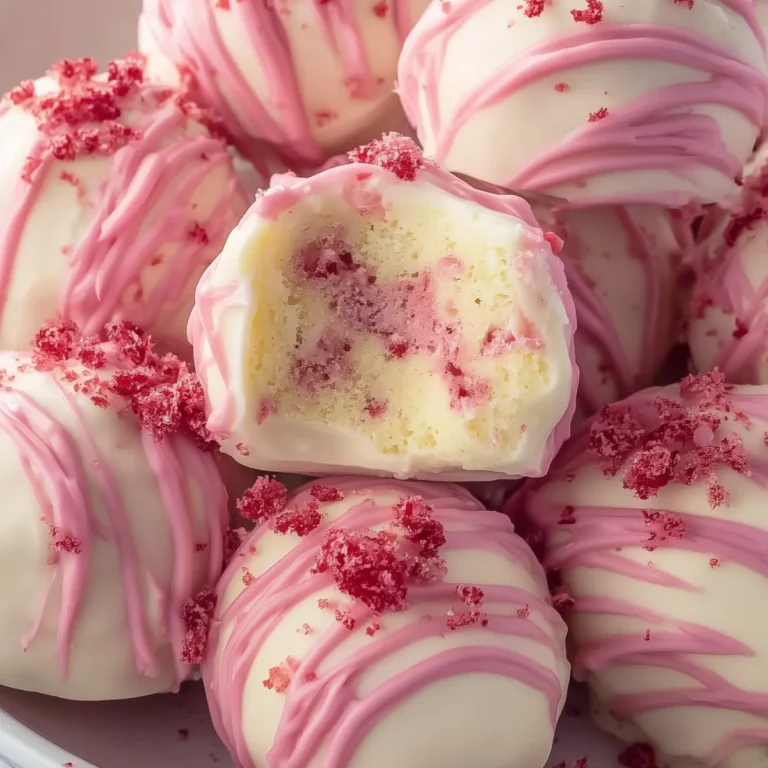 Strawberry Shortcake Truffles