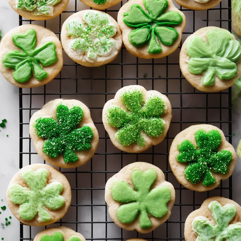 Vanilla Bean St. Patrick's Day Cookies