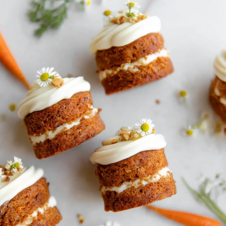 mini carrot cakes