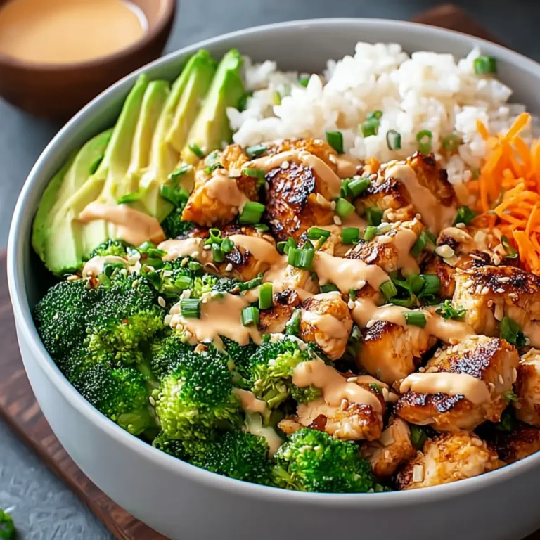 Bang Bang Chicken Bowl With Broccoli