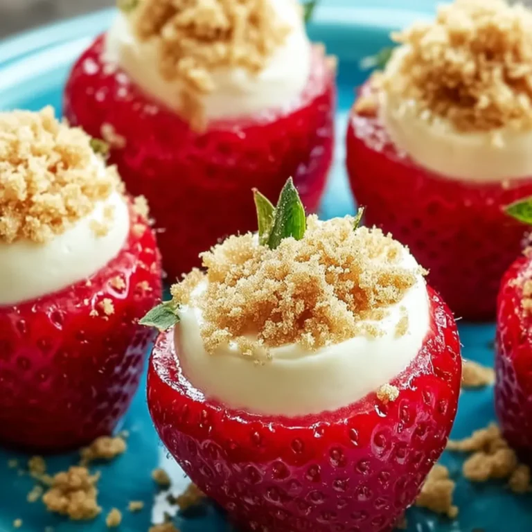 Cheesecake-Stuffed Strawberries