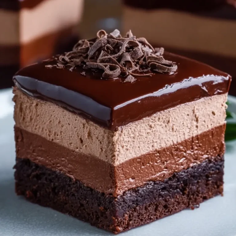 Chocolate Mousse Brownies