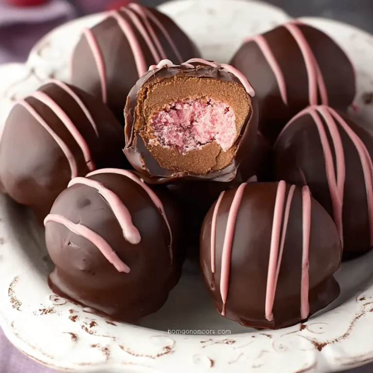 Chocolate Raspberry Truffles